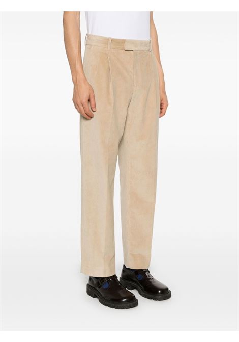 Pantaloni a coste in beige di Drôle De Monsieur - uomo DRÔLE DE MONSIEUR | PERMBP165CO156BG